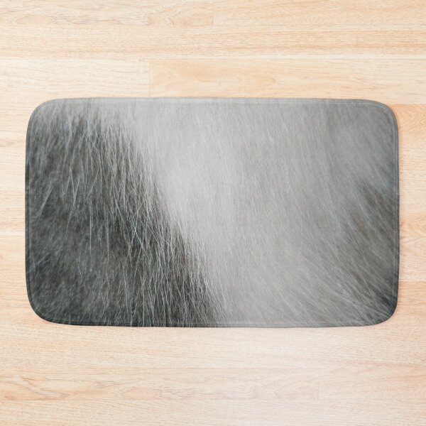 Item preview, Close-up of a White and Gray Cat Fur designed and sold by Glam-OOTD.