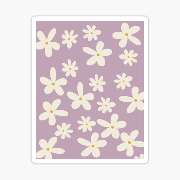Aperçu de l'œuvre MARGUERITES PASTEL MIGNONNES créée et vendue par Soft Whimsy Studio.