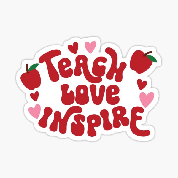 Artikel-Vorschau von Teach Love, Zurück zur Schule, Lehrergeschenk, Valentinstagsgeschenk für Lehrer, Lehrerbekleidung, Geschenk für Lehrer, Love Teach, Lehrerliebe, Schulgeschenk, designt und verkauft von NobelT.