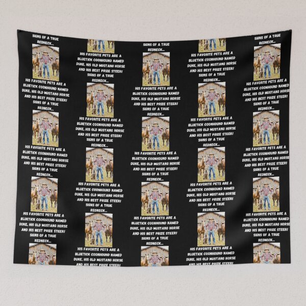 Item preview, Signs of a True Redneck: His Favorite Pets! White Text designed and sold by LaughGraphics - Fun Graphics, Serious Laughs!.