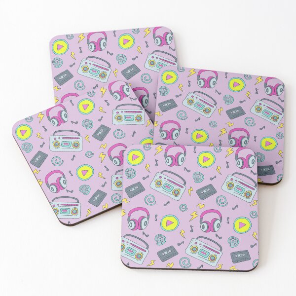 Item preview, Retro 90’s music seamless pattern designed and sold by SpiritedArtwork.