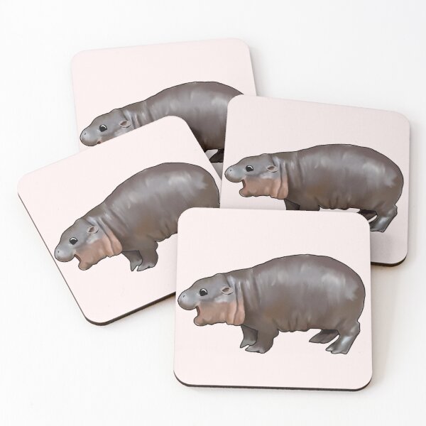 Item preview, Lindo dibujo digital de Moo Deng designed and sold by Purple-Thistle-249.