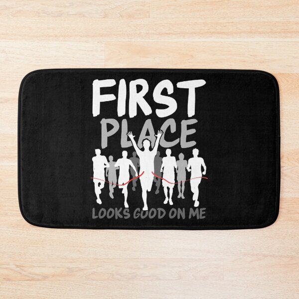 Item preview, First Place Running Winner Marathon Athlete Sprint designed and sold by PrintCrafting.