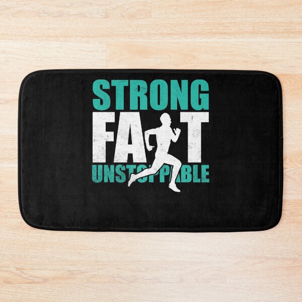 Item preview, Strong Fast Unstoppable Runner Motivational Sport designed and sold by PrintCrafting.