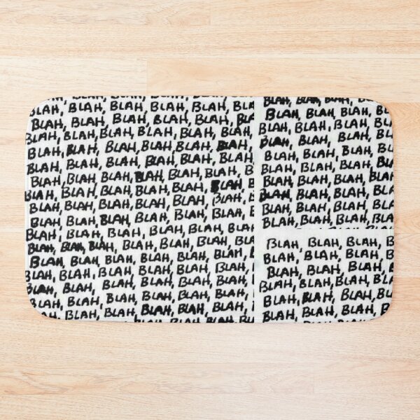 Item preview, BLAH BLAH BLAH – statement print designed and sold by eddict.