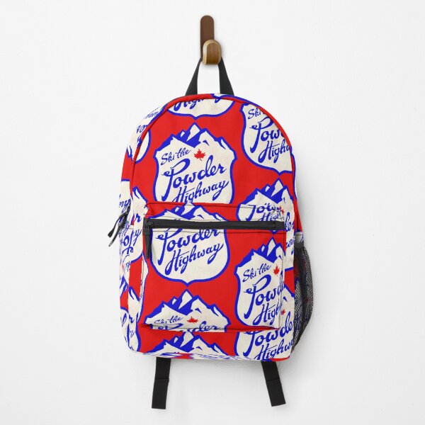 Item preview, Ski The Powder Highway - Retro BC Canada Skiing designed and sold by acquiesce13.