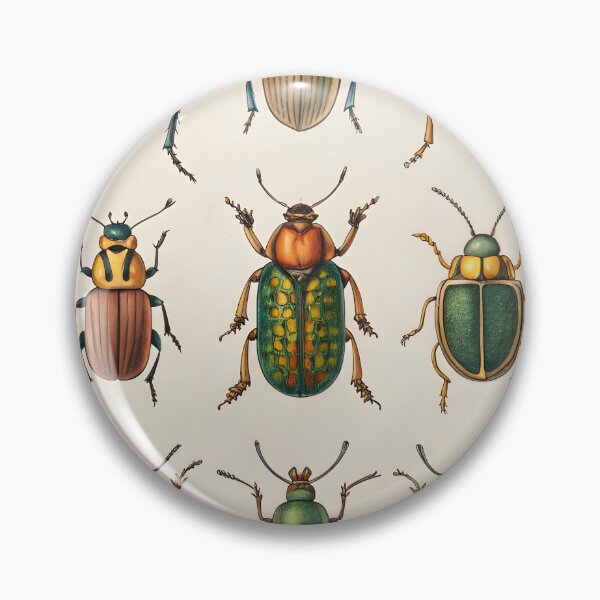 Item preview, antique lithography with bugs designed and sold by DuskTillDown.