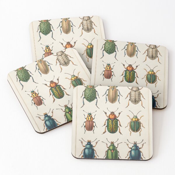 Item preview, antique lithography with bugs designed and sold by DuskTillDown.