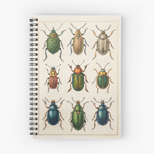 Item preview, antique lithography with bugs designed and sold by DuskTillDown.