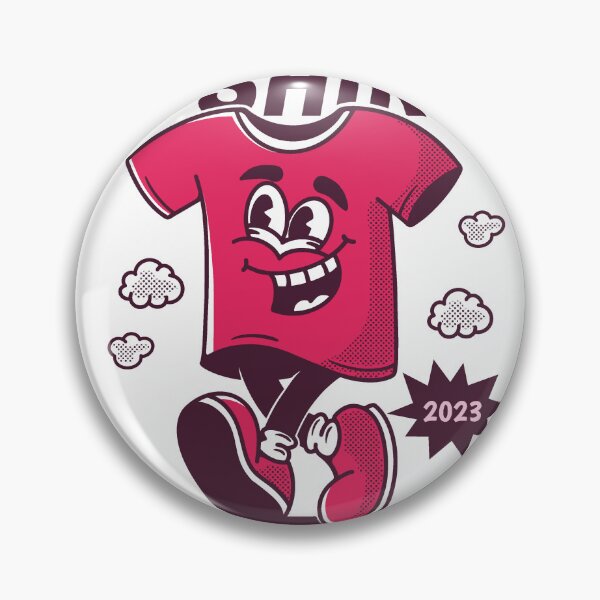 Item preview, t shirt best clothes ever mascot character illustration walking t shirt design vintage style designed and sold by GHRT.