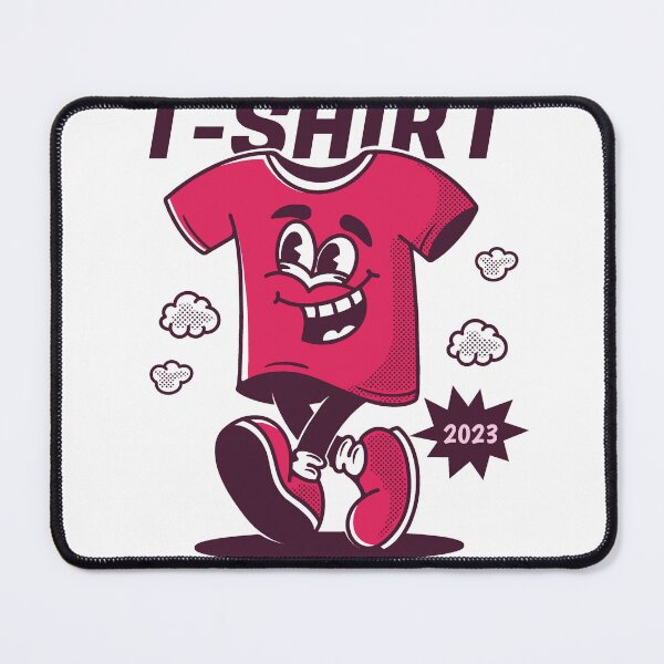 Item preview, t shirt best clothes ever mascot character illustration walking t shirt design vintage style designed and sold by GHRT.