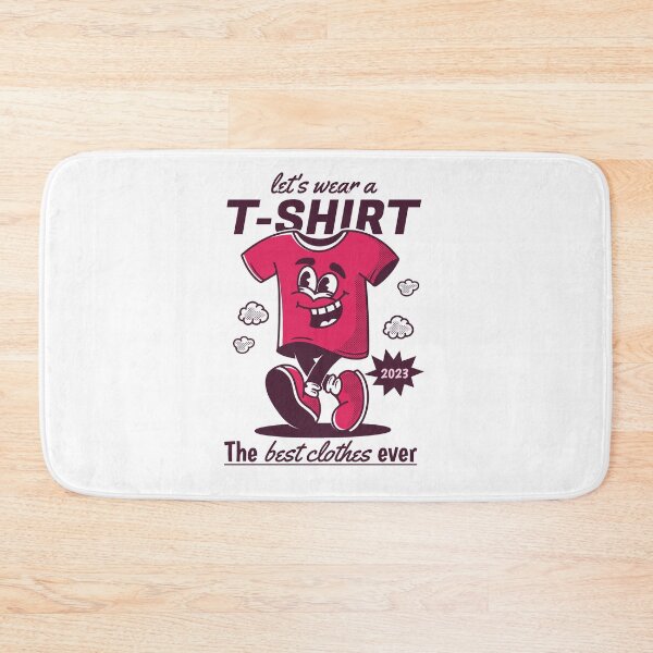 Item preview, t shirt best clothes ever mascot character illustration walking t shirt design vintage style designed and sold by GHRT.