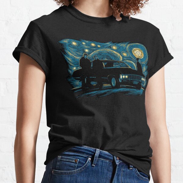 Starry Supernatural Night Classic T-Shirt