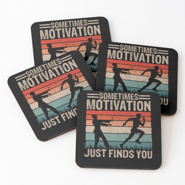 Item preview, Funny Zombie Run Sometimes Motivation Finds You designed and sold by PrintCrafting.