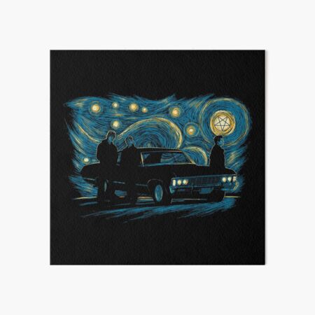 Starry Supernatural Night Art Board Print
