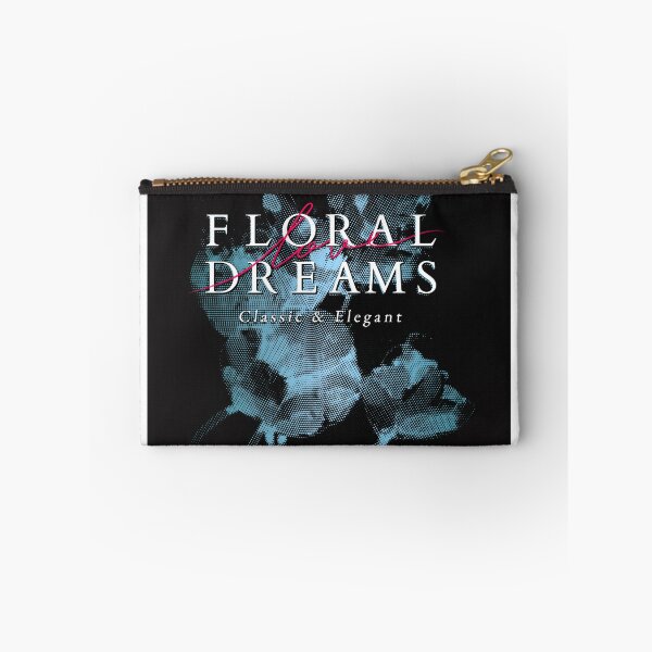 Item preview, Black t-shirt with print. Silkscreen. Flower dreams. Classic and elegance. Fashion. Textile print. Set of 2 T-shirts, black and white. The background designed and sold by GHRT.