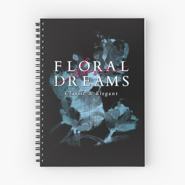 Item preview, Black t-shirt with print. Silkscreen. Flower dreams. Classic and elegance. Fashion. Textile print. Set of 2 T-shirts, black and white. The background designed and sold by GHRT.