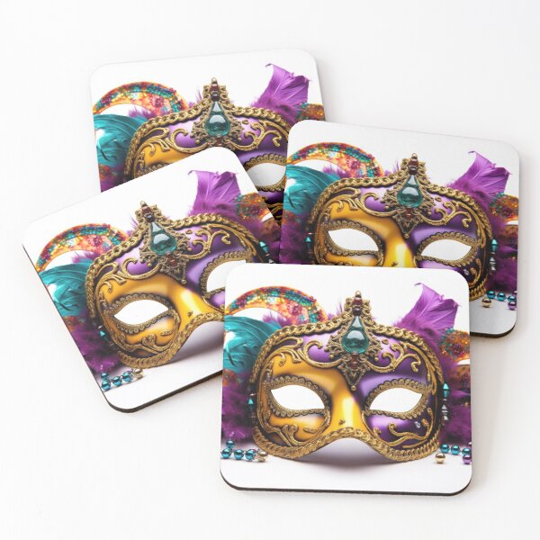 Item preview, Captivating Mardi Gras Mask: A Stunning Display of Beauty and Intrigue designed and sold by PygmyTitan Photo.