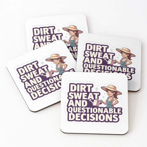 Item preview,  Dirt, Sweat, and Questionable Decisions designed and sold by Tees16.