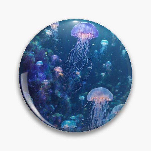 Item preview, Jellyfish in the Deep Blue designed and sold by Sadia  Jannat.
