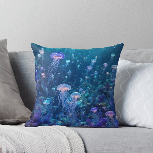Item preview, Jellyfish in the Deep Blue designed and sold by Sadia  Jannat.