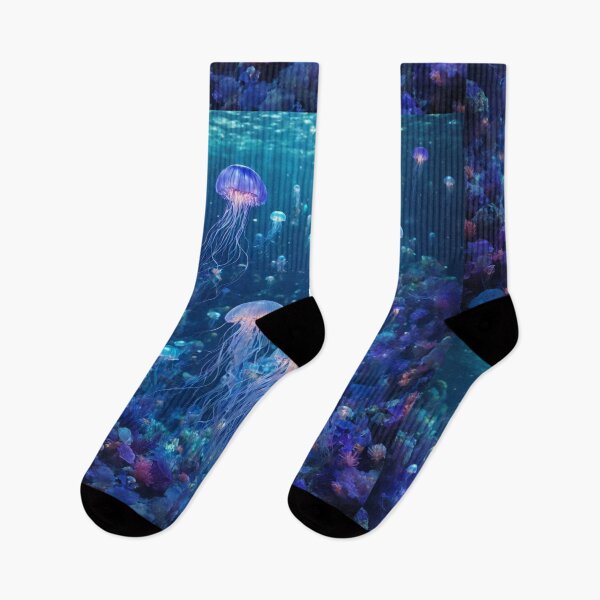 Item preview, Jellyfish in the Deep Blue designed and sold by Sadia  Jannat.