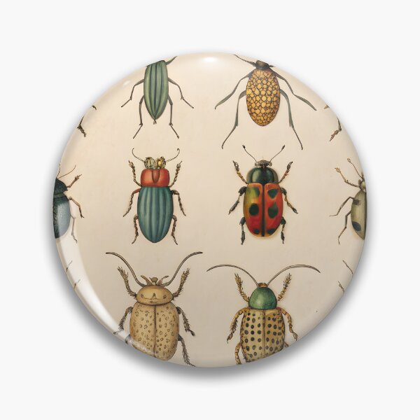 Item preview, antique lithography with insects designed and sold by DuskTillDown.