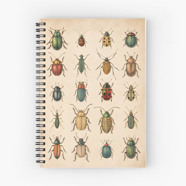 Item preview, antique lithography with insects designed and sold by DuskTillDown.