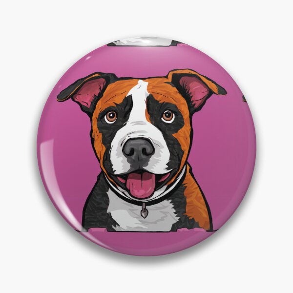 Item preview, Colorful Staffordshire Bull Terrier Illustration – Vibrant Dog Lover Art designed and sold by NSB-Design.