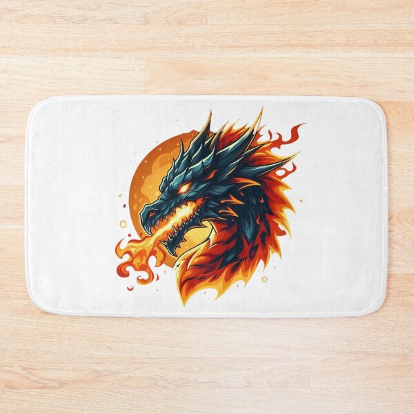 Item preview, Fiery Dragon Artwork | Mythical Fire-Breathing Beast Design designed and sold by gkhanco.
