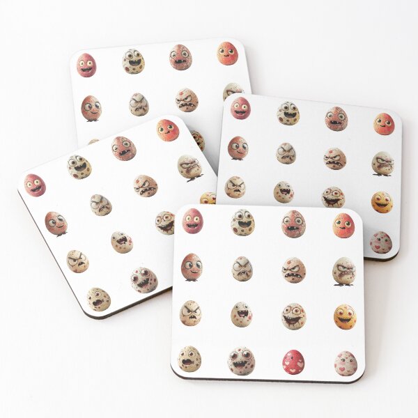 Item preview, Chibi Easter Egg Stickers – Red Edition – 16 Fun Designs for Your Spring Celebration designed and sold by sabantha.
