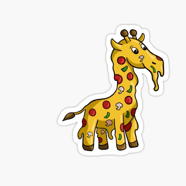 Artikel-Vorschau von Pizza Giraffe, designt und verkauft von Artfeef.