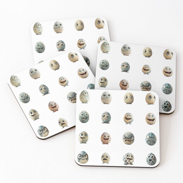 Item preview, Chibi Easter Egg Stickers – Blue Edition – 16 Fun Designs for Your Spring Celebration designed and sold by sabantha.
