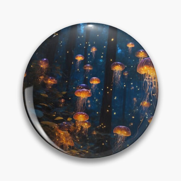 Item preview, Jellyfish in a Magical Forest designed and sold by Sadia  Jannat.
