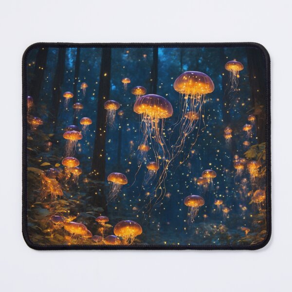 Item preview, Jellyfish in a Magical Forest designed and sold by Sadia Jannat.