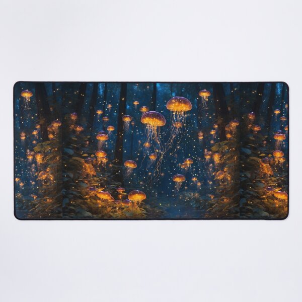 Item preview, Jellyfish in a Magical Forest designed and sold by Sadia  Jannat.