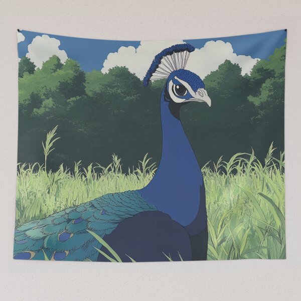 Item preview, peacock | Anime style designed and sold by ComicsFactory.