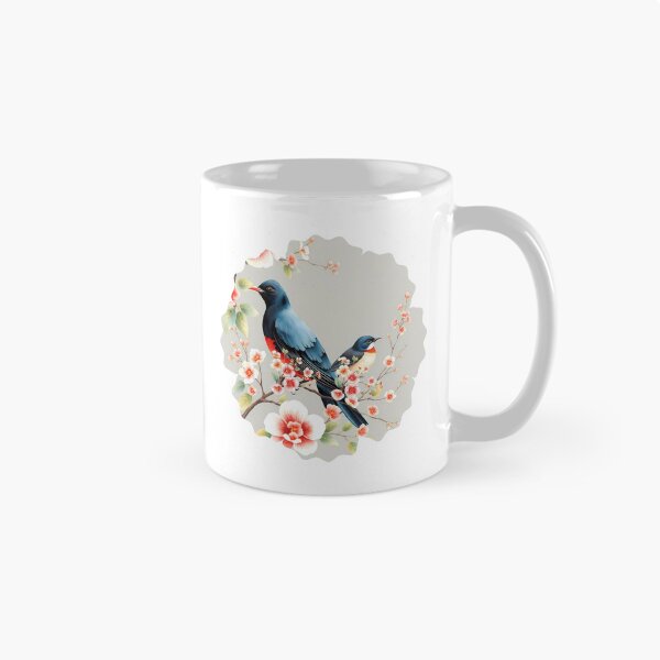 Item preview, Chinoiserie Black Birds designed and sold by TestudoDesign.