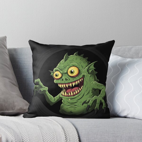 Item preview, Peek-a-Boo! - My Quirky Green Sewer Monster designed and sold by RiklawDesigns.