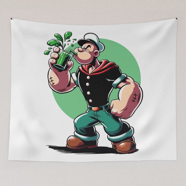 Item preview, Popeye Spinach Juice designed and sold by Ederson D'Mind.
