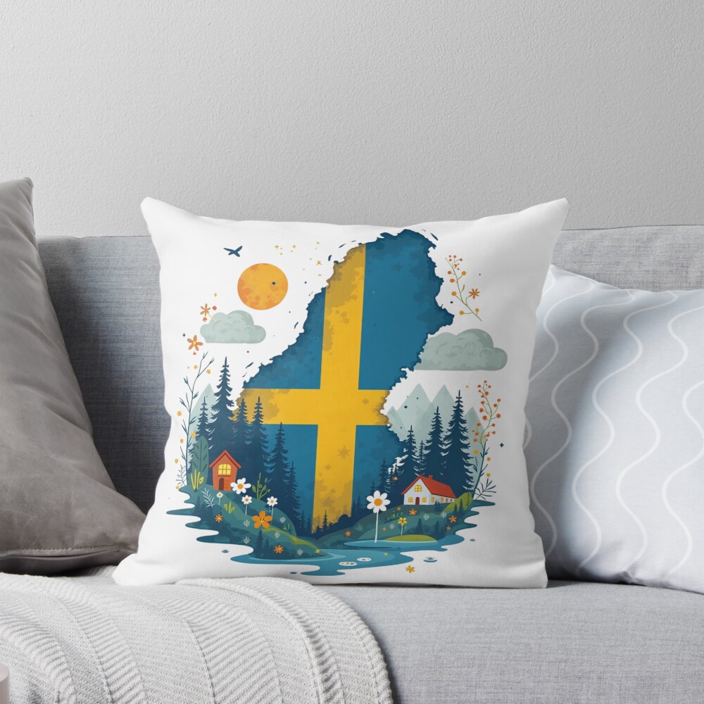 Item preview, Throw Pillow designed and sold by splintter.