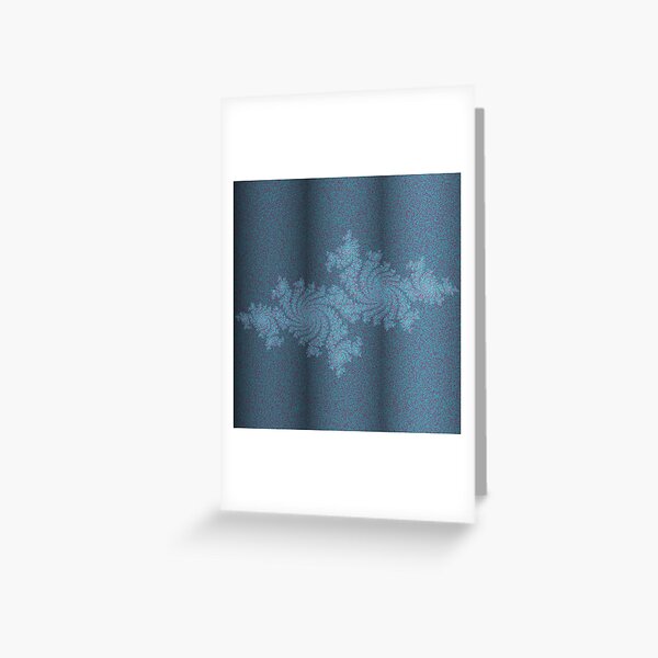 Beautiful Mathematical Textile Design  Greeting Card