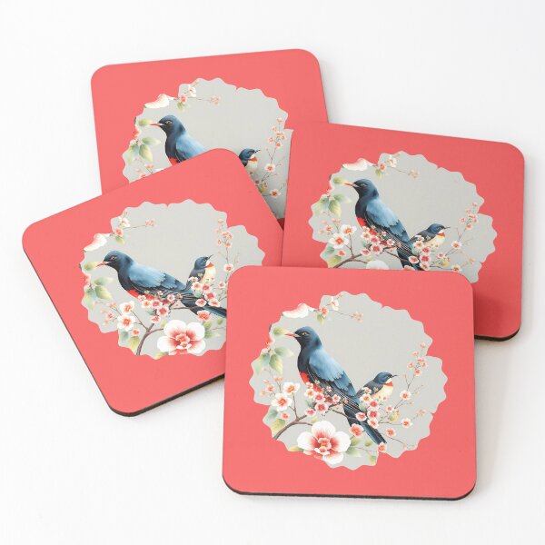 Item preview, Chinoiserie Black Birds designed and sold by TestudoDesign.