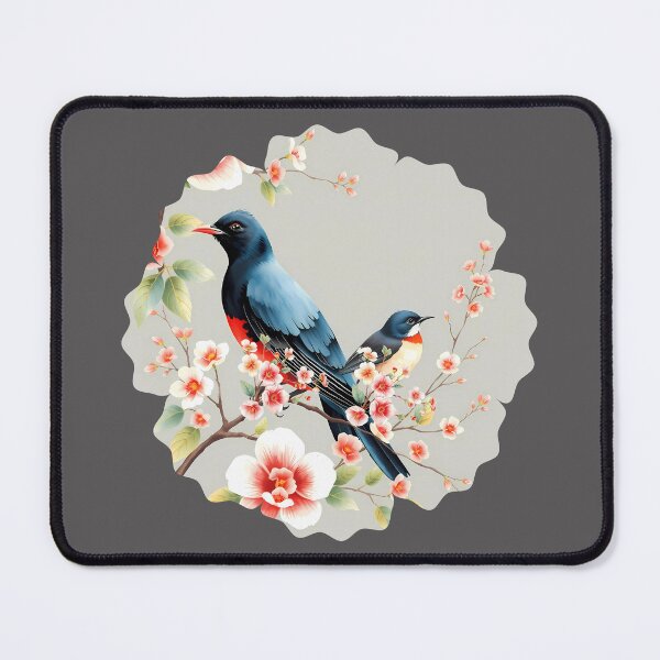 Item preview, Chinoiserie Black Birds designed and sold by TestudoDesign.