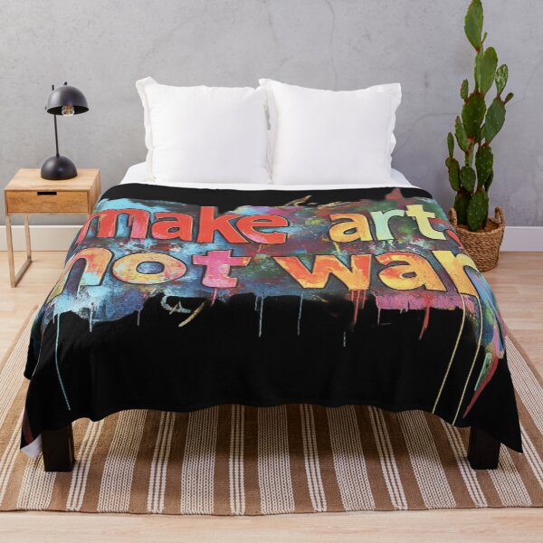 Item preview, make art not war designed and sold by ARTistCyberello.