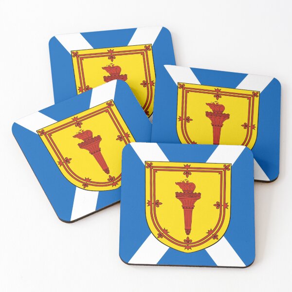 Item preview, Vertical Scottish Saltire Flag with Lantern of Liberty Shield (Bratach shalainn dhìreach na h-Alba le sgiath lanntair na saorsa) designed and sold by JonathanR1994.