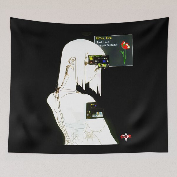 Item preview, Grow, But Never Live – Cybernetic Biopunk T-Shirt designed and sold by Skelter-Skelter.