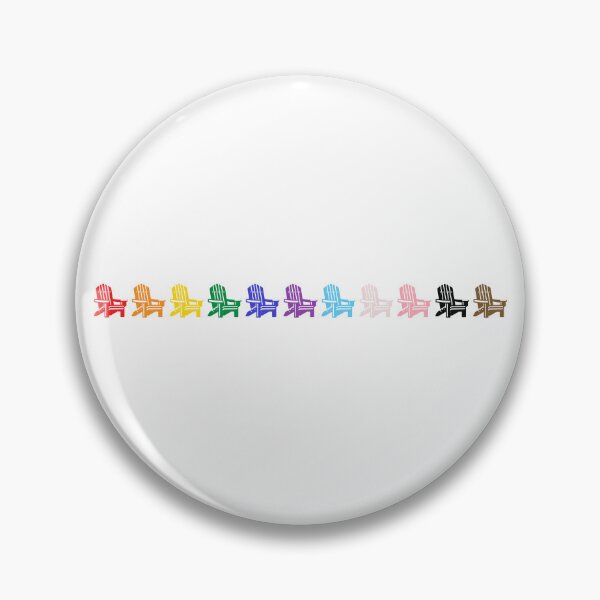 Item preview, Adirondack Chair Pride - Rainbow ADKs designed and sold by YonderAndBeyond.
