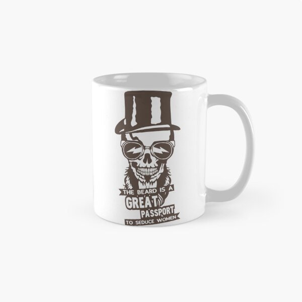 Item preview, skull hipster quote beard seduce woman beard bearded designed and sold by Achille3777.