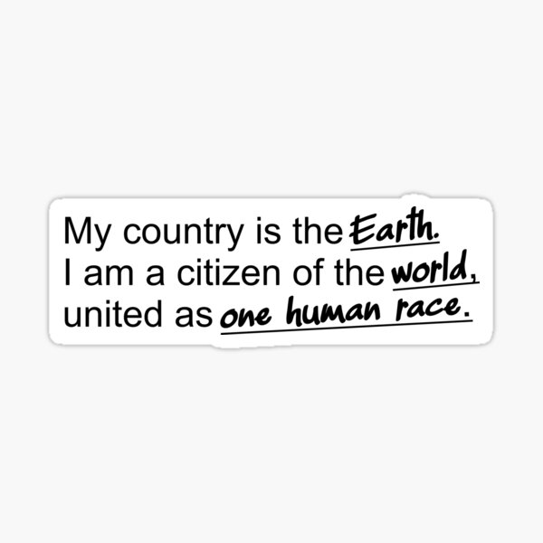My country is the Sticker for Sale by ReadytoWork Redbubble